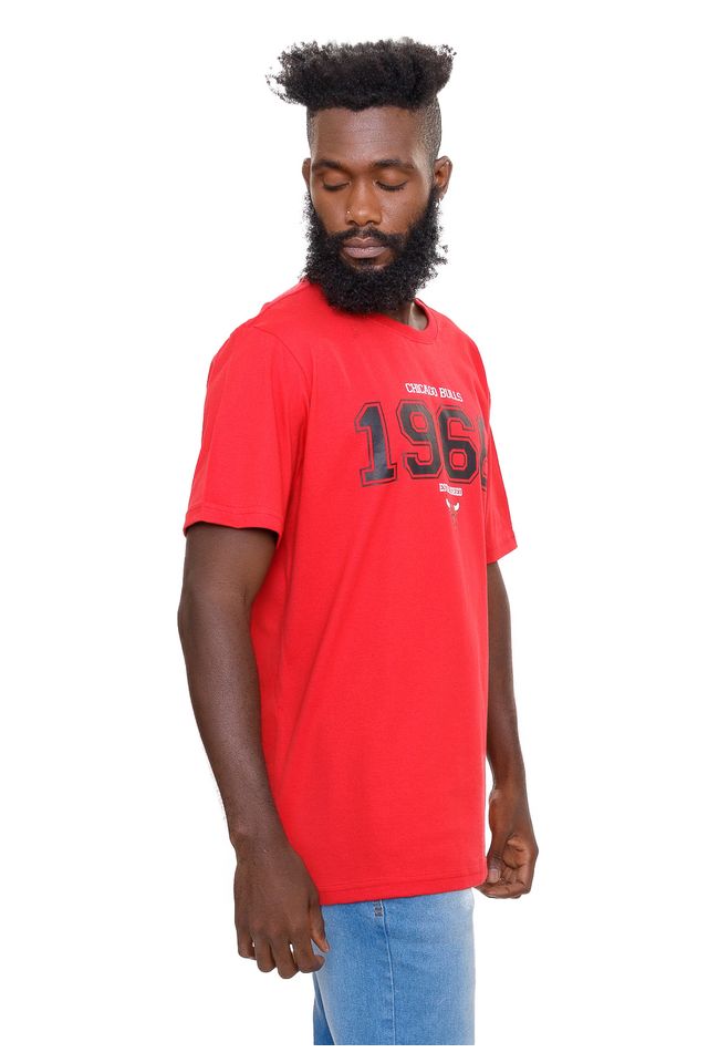 Camiseta-NBA-Founded-In-Chicago-Bulls-Vermelha