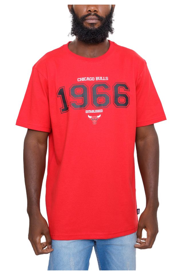 Camiseta-NBA-Founded-In-Chicago-Bulls-Vermelha