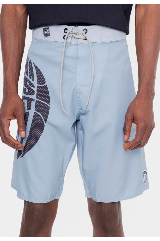 Boardshort-NBA-Basketball-Brooklyn-Nets-Cinza