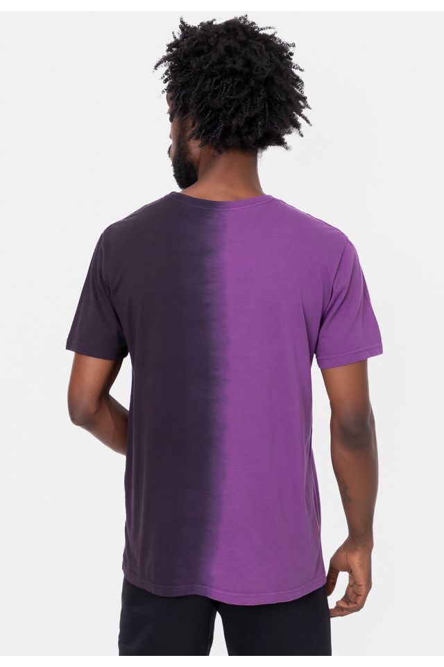 Camiseta-NBA-Gradient-Color-Los-Angeles-Lakers-Preta-Com-Roxa