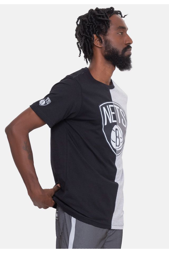 Camiseta-NBA-In-The-Middle-Brooklyn-Nets-Preta
