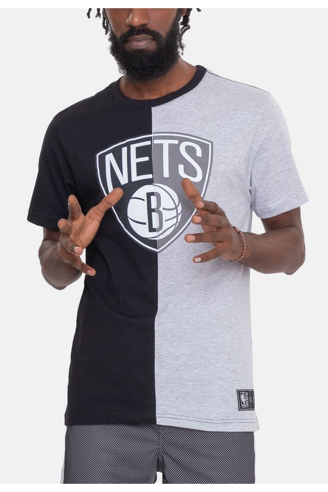 Camiseta-NBA-In-The-Middle-Brooklyn-Nets-Preta