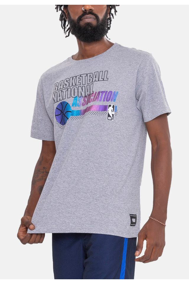 Camiseta-NBA-Energy-On-Court-Cinza-Mescla