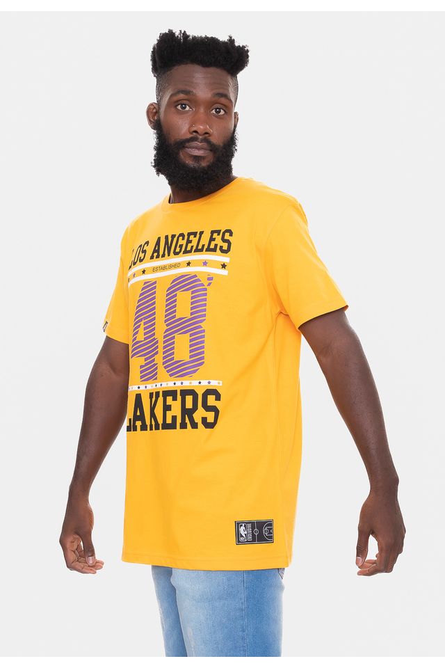 Camiseta-NBA-Color-Year-Los-Angeles-Lakers-Amarela