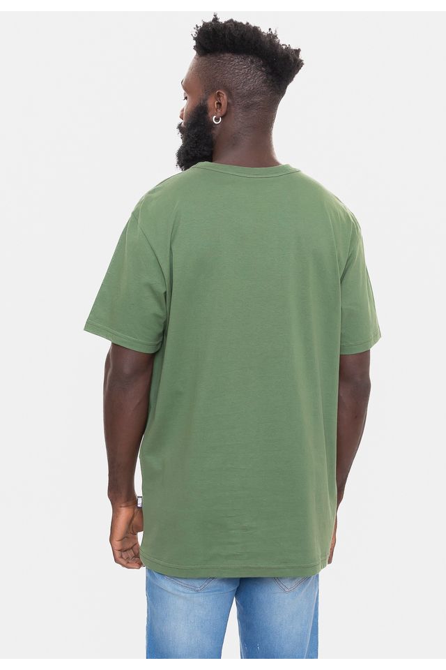 Camiseta-NBA-Founded-In-Milwaukee-Bucks-Verde-Militar