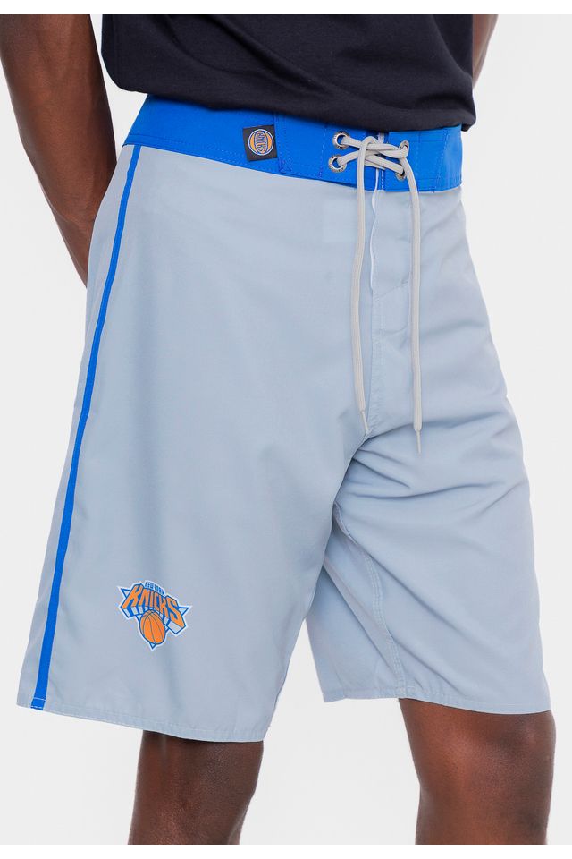 Boardshort-NBA-Logo-Team-New-York-Knicks-Cinza