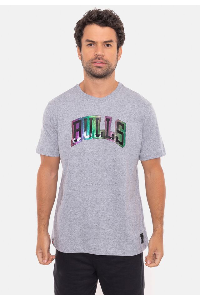 Camiseta-NBA-Holographic-Chicago-Bulls-Cinza