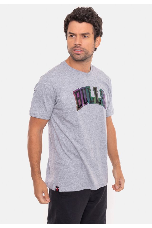 Camiseta-NBA-Holographic-Chicago-Bulls-Cinza