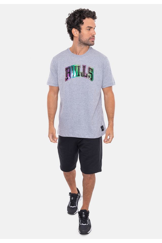 Camiseta-NBA-Holographic-Chicago-Bulls-Cinza