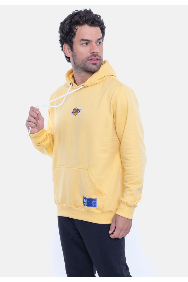 Moletom-NBA-Mini-Logo-Soft-Los-Angeles-Lakers-Amarelo
