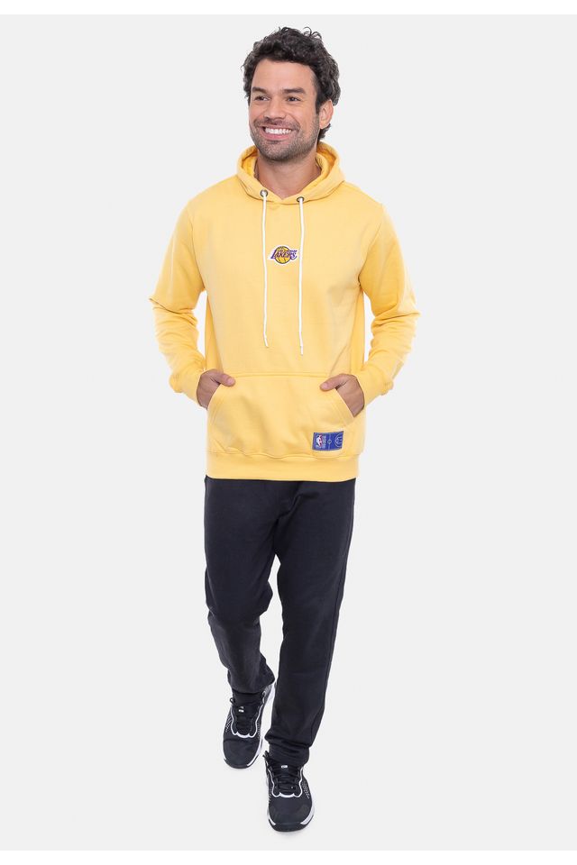 Moletom-NBA-Mini-Logo-Soft-Los-Angeles-Lakers-Amarelo