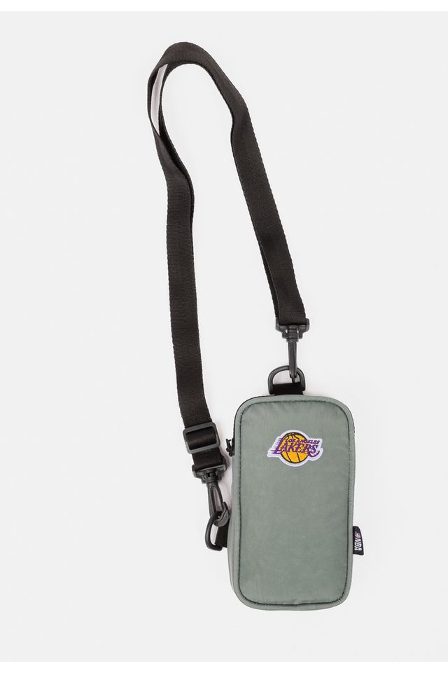 Bolsa-NBA-Shoulder-Bag-Los-Angeles-Lakers-Cinza