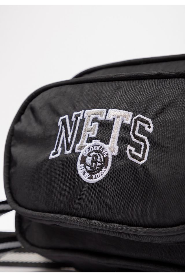 Bolsa-NBA-Shoulder-Bag-Brooklyn-Nets-Preta