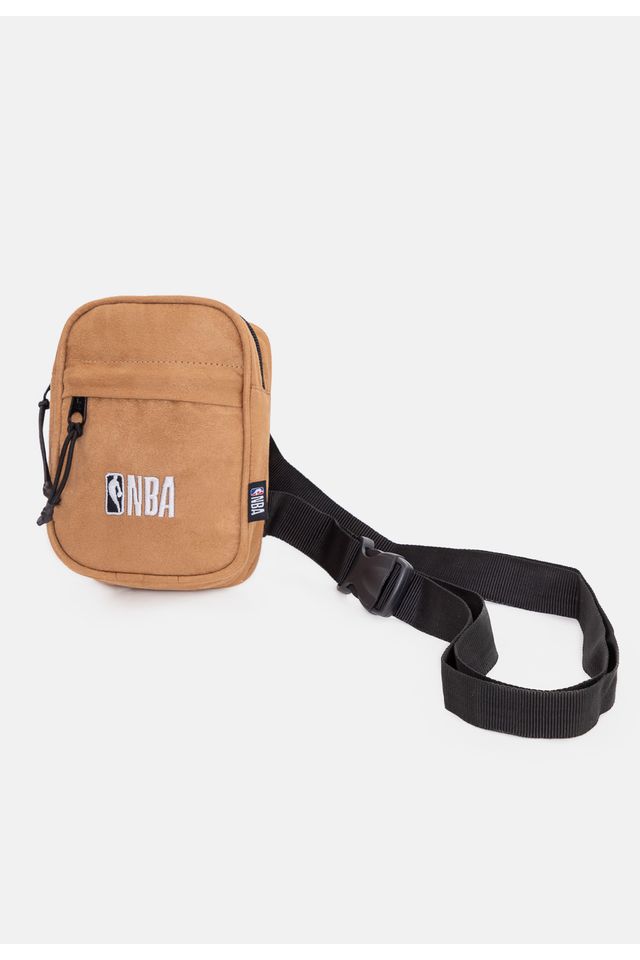 Bolsa-NBA-Shoulder-Bag-Logoman-Bege