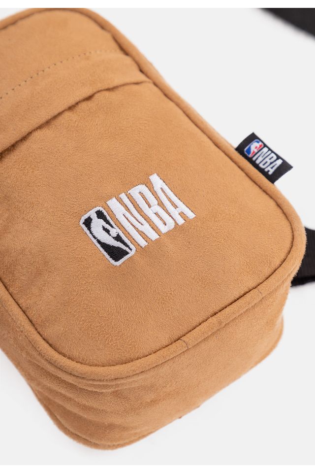 Bolsa-NBA-Shoulder-Bag-Logoman-Bege