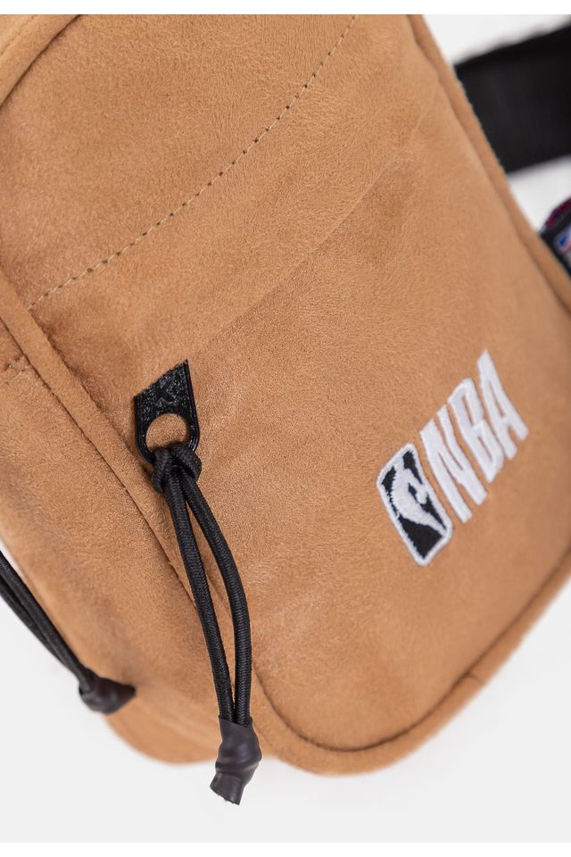Bolsa-NBA-Shoulder-Bag-Logoman-Bege