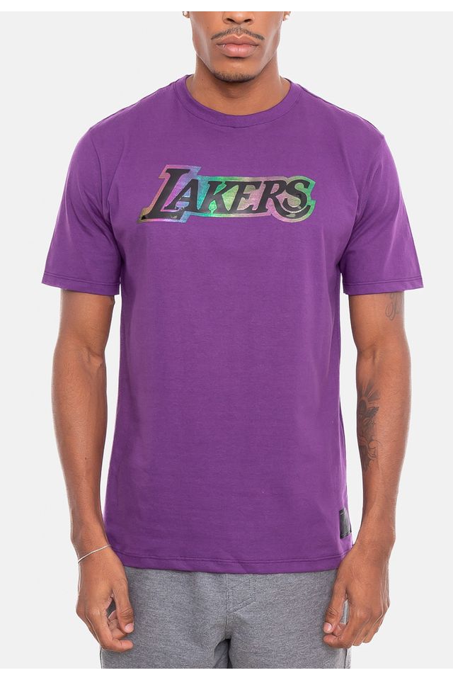 Camiseta-NBA-Holographic-Los-Angeles-Lakers-Roxa
