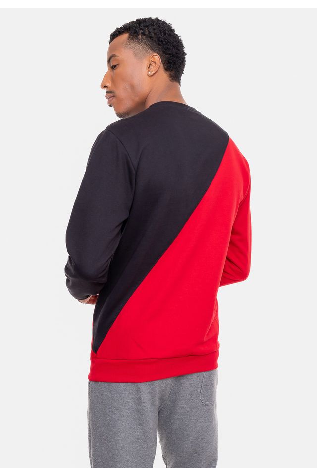 Moletom-NBA-Wordmark-Chicago-Bulls-Preto