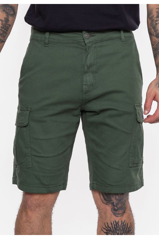 Bermuda-Ecko-Cargo-Sarja-Verde-Militar