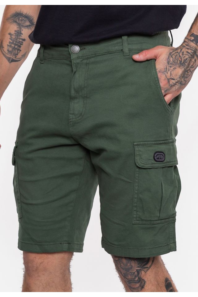 Bermuda-Ecko-Cargo-Sarja-Verde-Militar