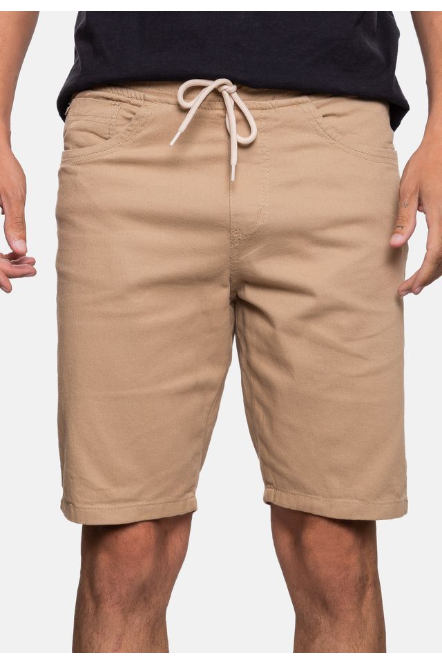 Bermuda-Ecko-Color-Jogger-Bege