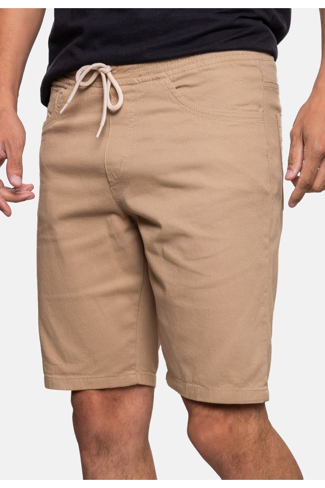 Bermuda-Ecko-Color-Jogger-Bege