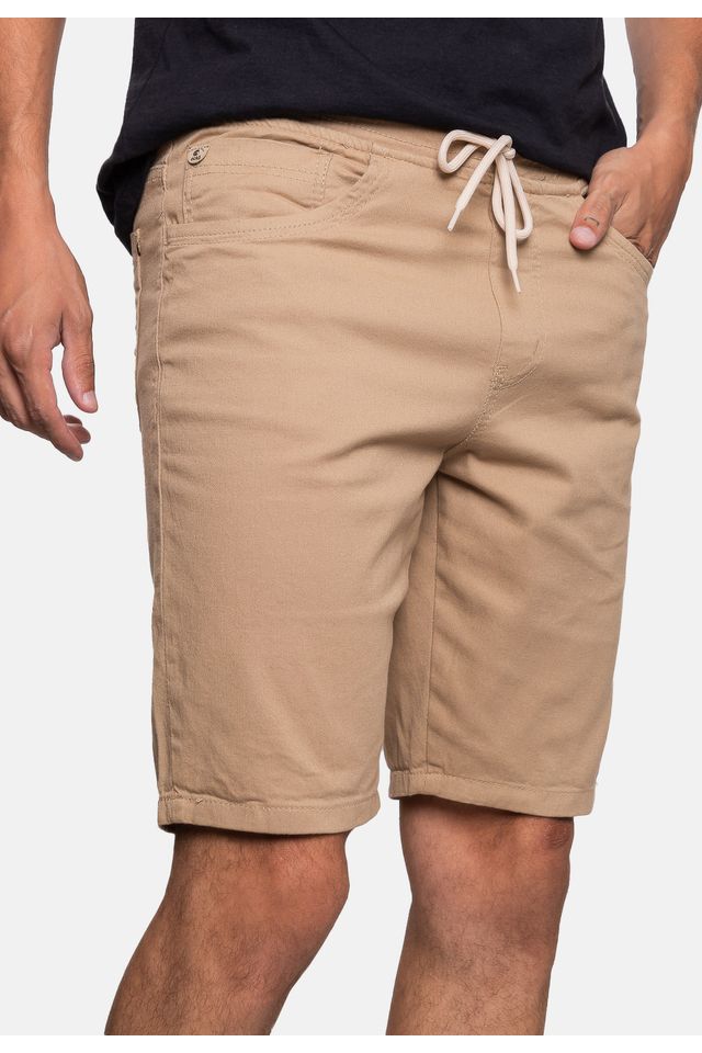 Bermuda-Ecko-Color-Jogger-Bege
