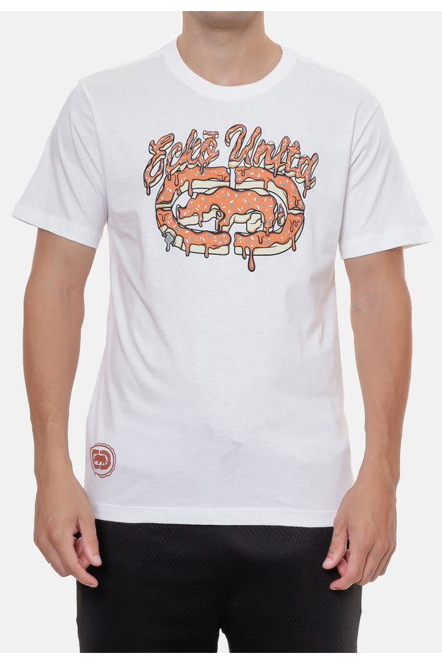 Camiseta-Ecko-Estampada-Branca
