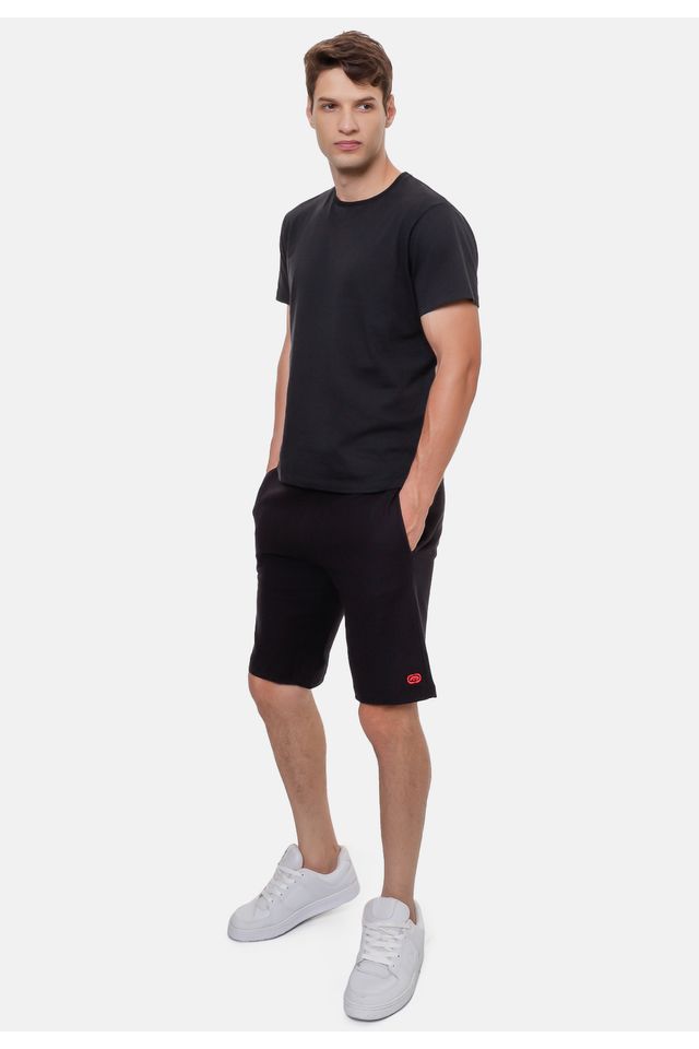 Bermuda-Ecko-Moletom-Preta