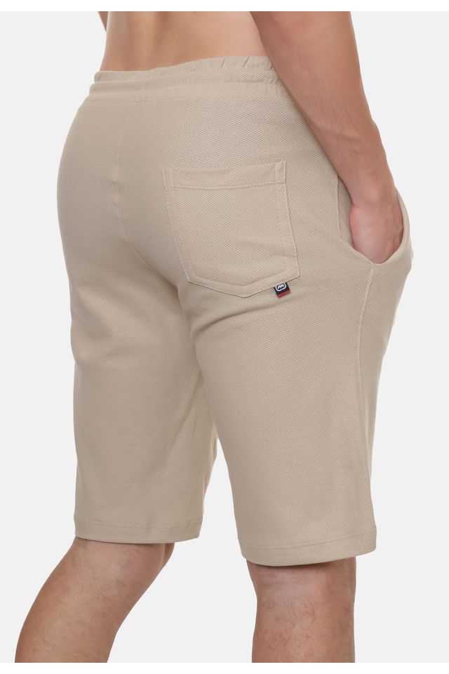 Bermuda-Ecko-Moletom-Bege