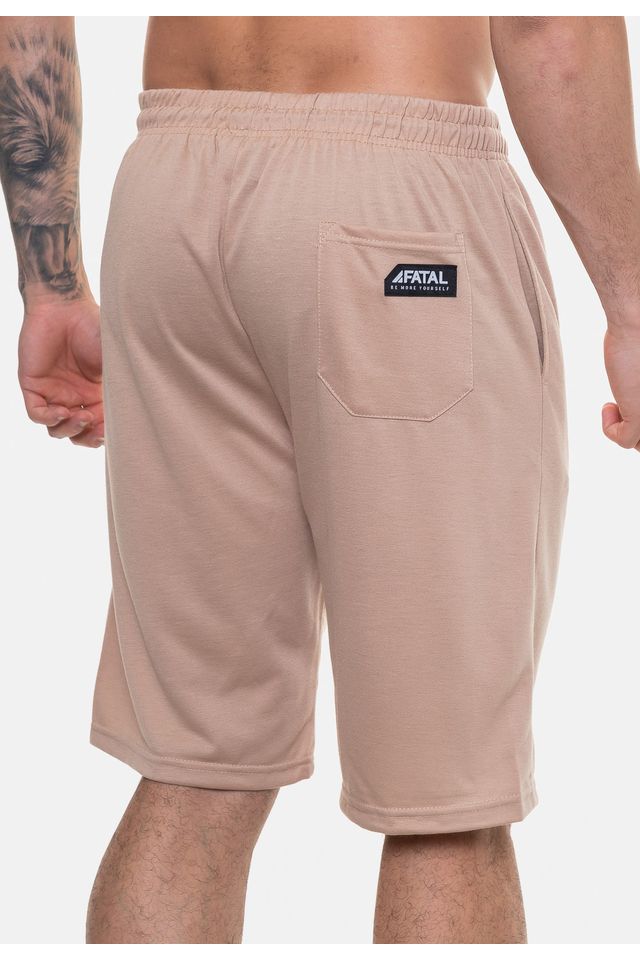 Bermuda-Fatal-Masculina-Sintetica-Marrom-Argila
