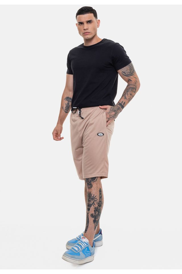 Bermuda-Fatal-Masculina-Sintetica-Marrom-Argila