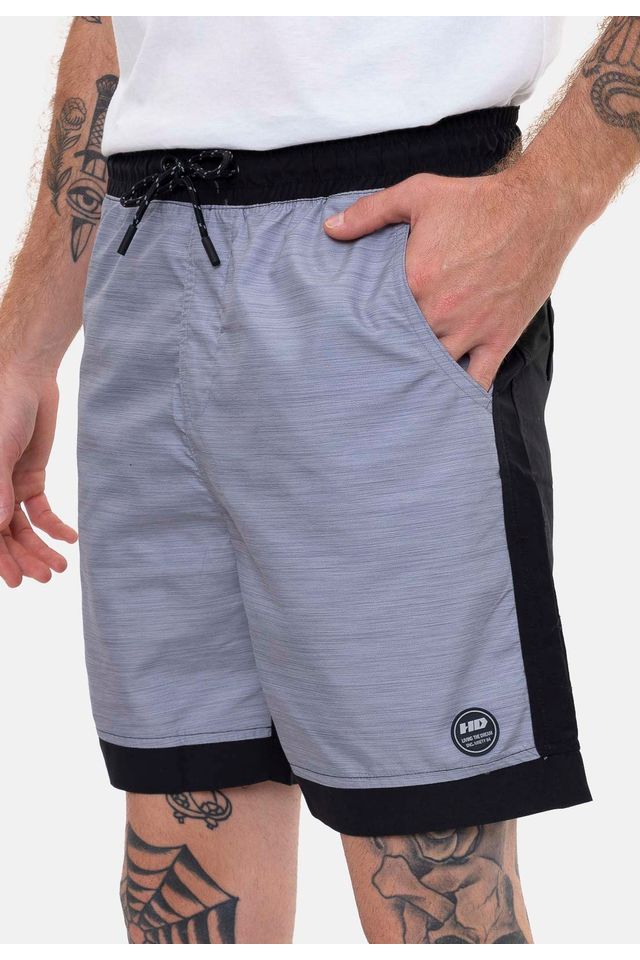 Shorts-HD-Volley-Cinza-Mescla