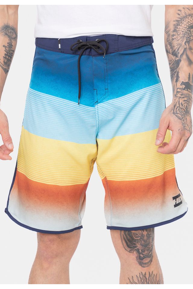 Boardshort-HD-Disrupted-Azul