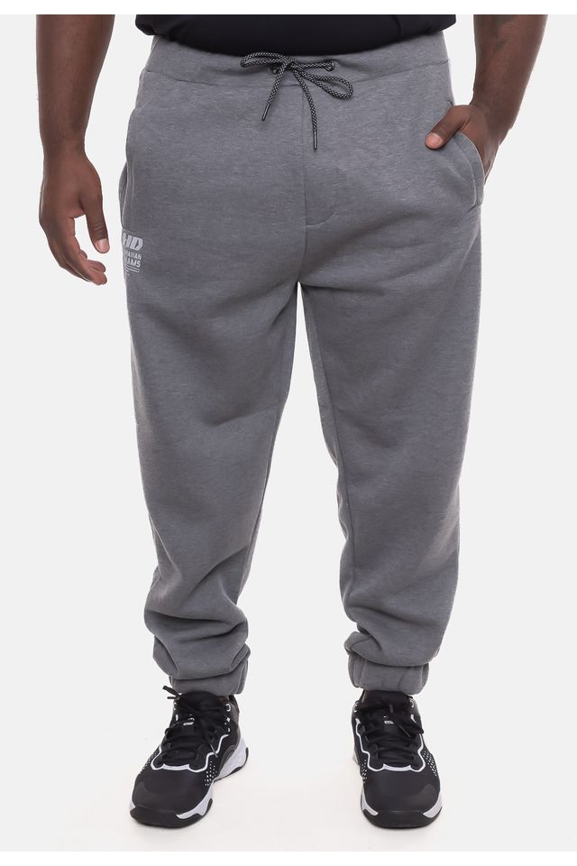 Calca-HD-Moletom-Plus-Size-Cinza-Escuro Calca-HD-Moletom-Plus-Size-Cinza-Escuro