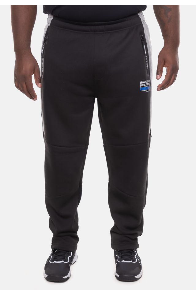 Calca-HD-Moletom-Plus-Size-Preta Calca-HD-Moletom-Plus-Size-Preta