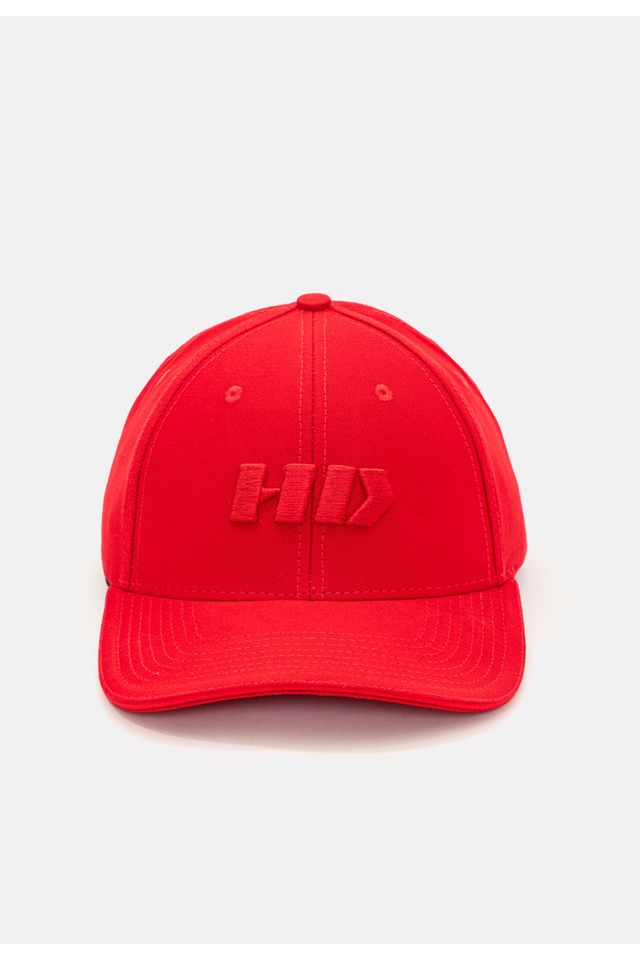 Bone-HD-Snapback-Aba-Curva-Vermelho