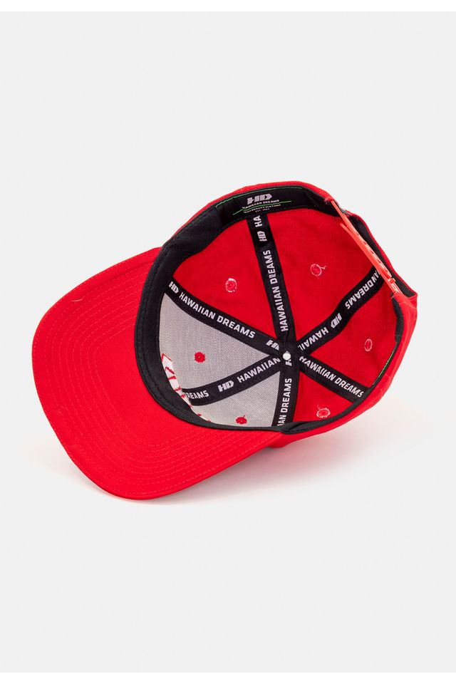 Bone-HD-Snapback-Aba-Curva-Vermelho