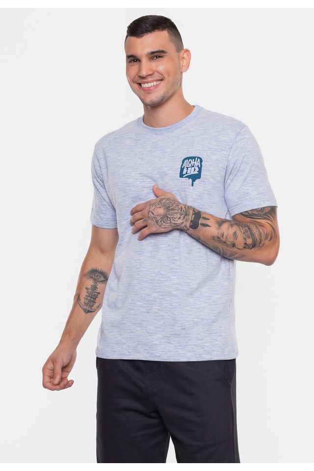 Camiseta-HD-Aloha-Cinza-Com-Azul