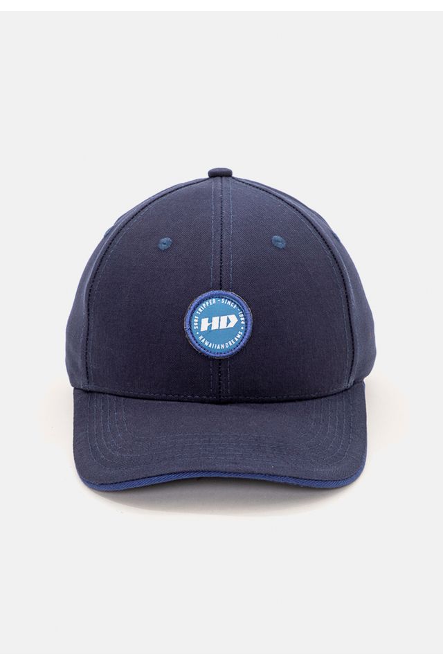 Bone-HD-Snapback-Aba-Curva-Azul-Marinho