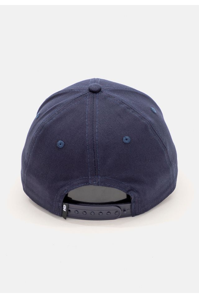 Bone-HD-Snapback-Aba-Curva-Azul-Marinho