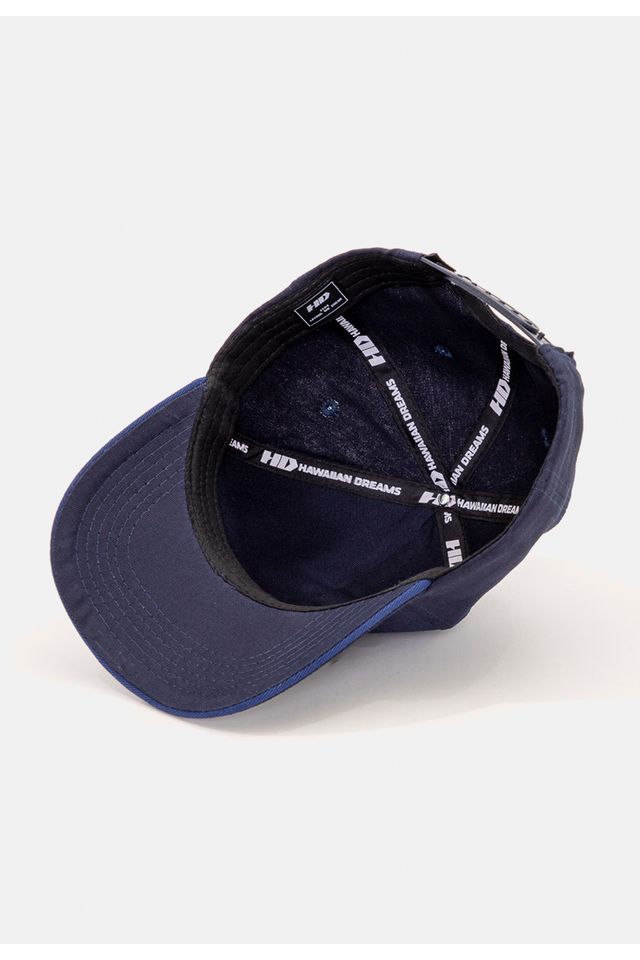 Bone-HD-Snapback-Aba-Curva-Azul-Marinho