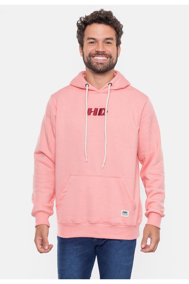 Moletom HD Canguru Salmão Mescla Urbane