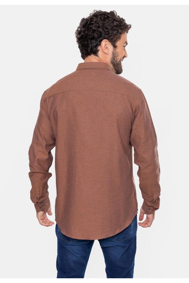 Camisa-HD-Manga-Longa-Flanelada-Lisa-Marrom-Terra