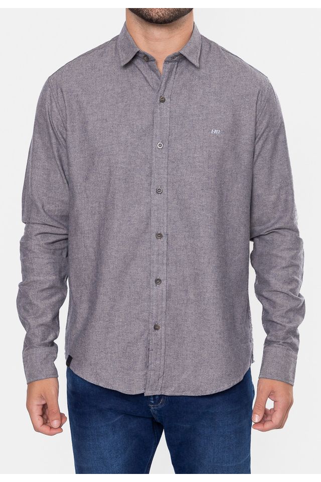 Camisa-HD-Manga-Longa-Flanelada-Lisa-Cinza