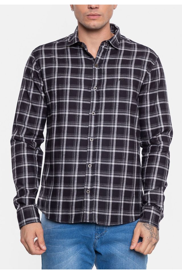 Camisa-HD-Manga-Longa-Flanelada-Xadrez-Preta