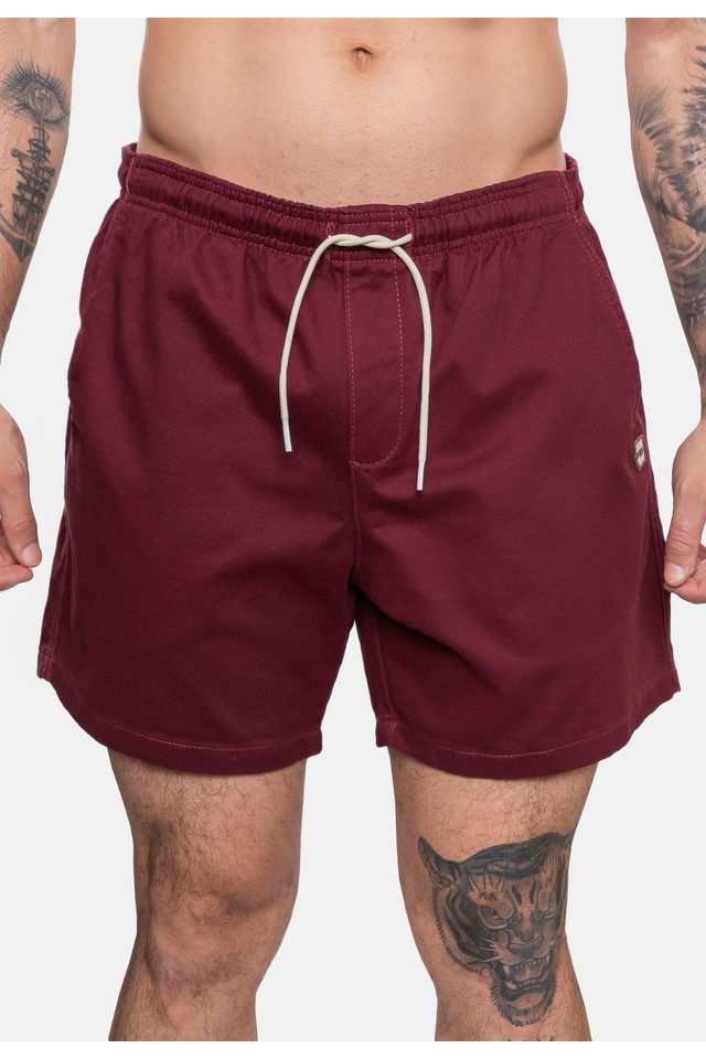 Shorts-HD-Sarja-Masculino-Vinho Shorts-HD-Sarja-Masculino-Vinho