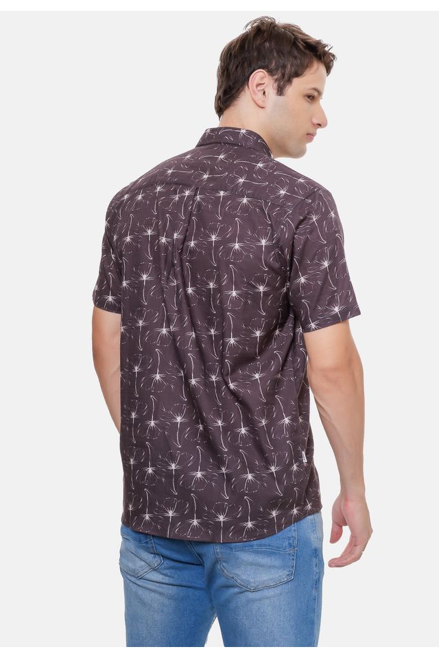 Camisa-HD-Floral-Marrom