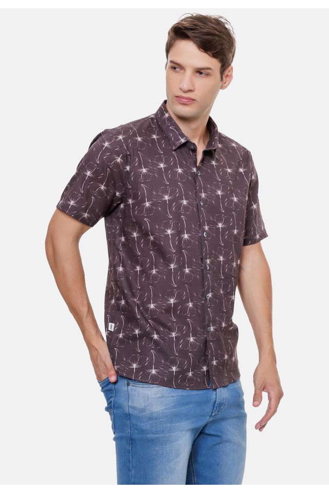 Camisa-HD-Floral-Marrom