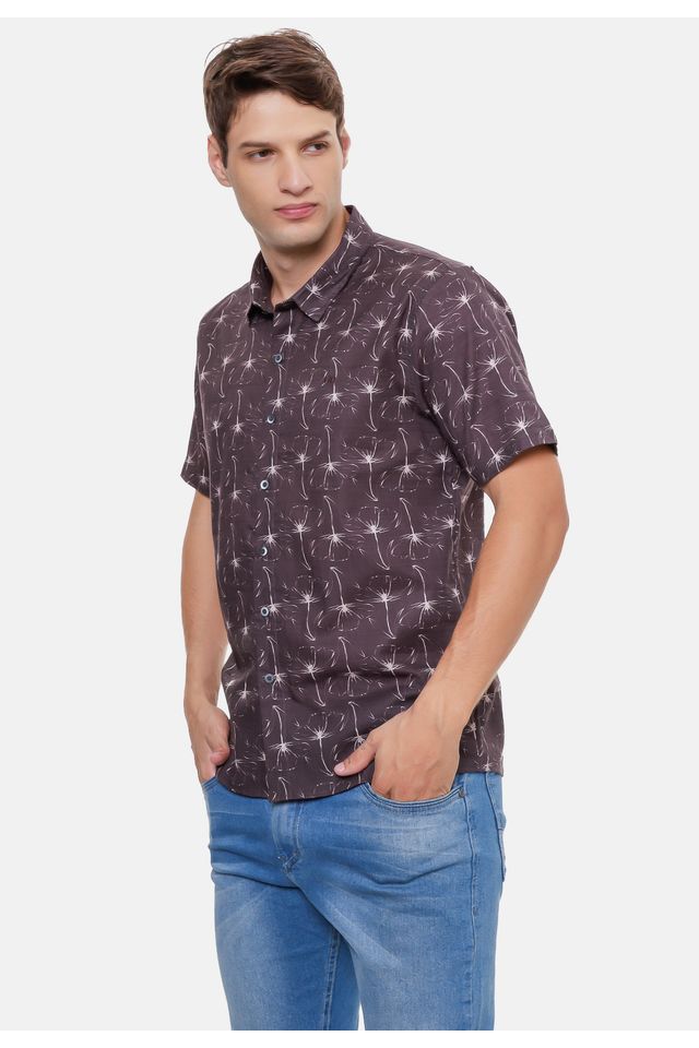 Camisa-HD-Floral-Marrom